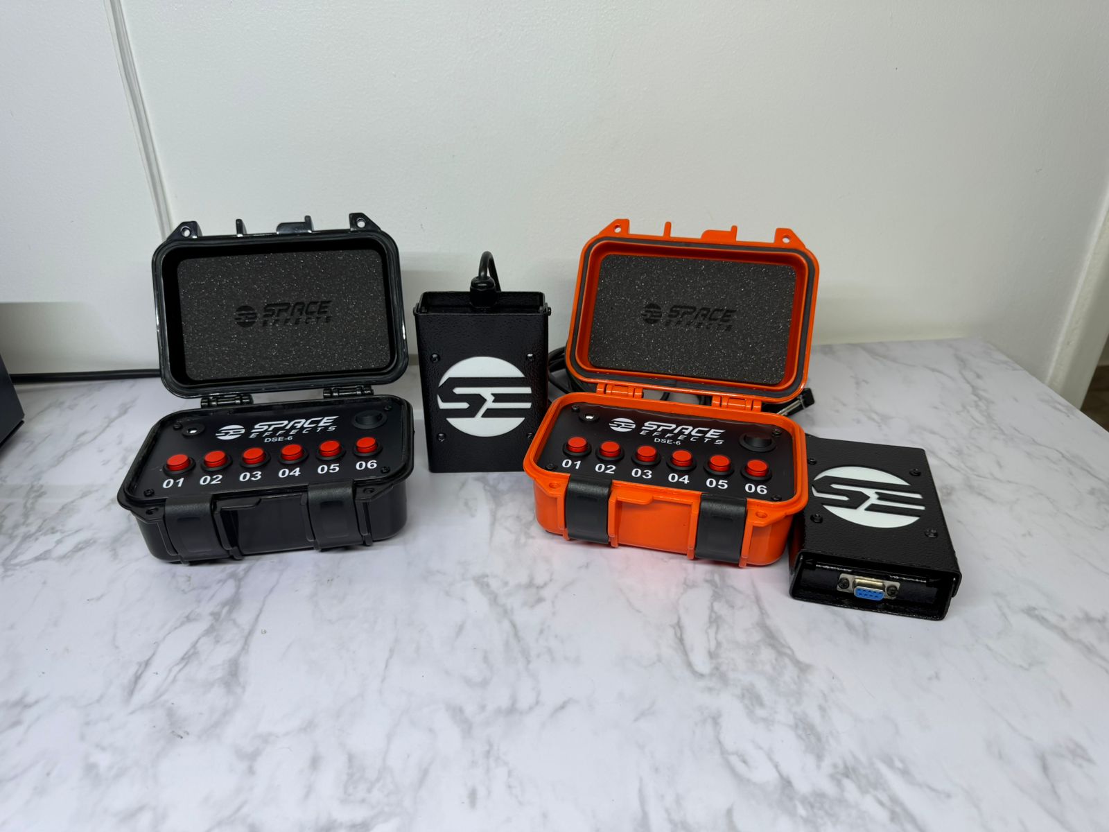 Detalhe de equipamento Space Effects